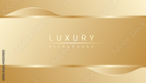 Abstract gold luxury background with dynamic waves for your banner or your design project.