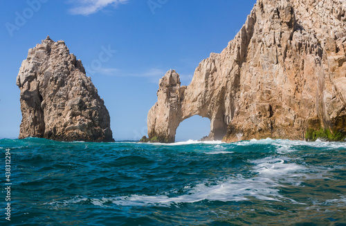 Beautiful natural rock arch in Baja California, Mexico