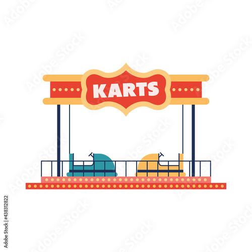 karts crash amusement
