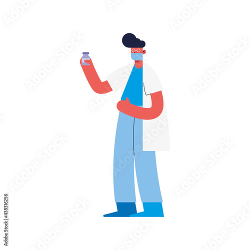 pharmacist with drugs