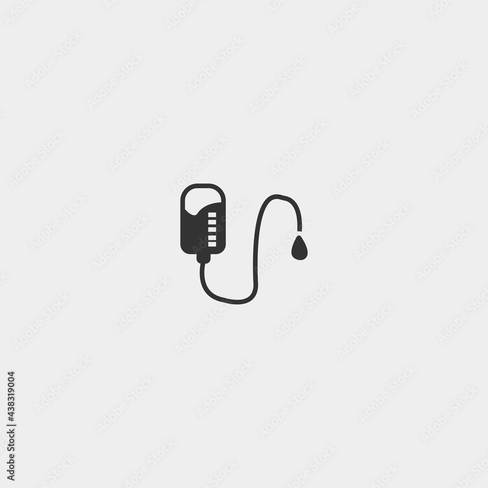 Blood donation vector icon illustration sign Blood donation vector icon illustration sign