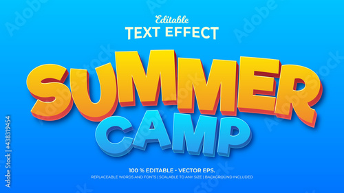 Text Effect, Summer Camp