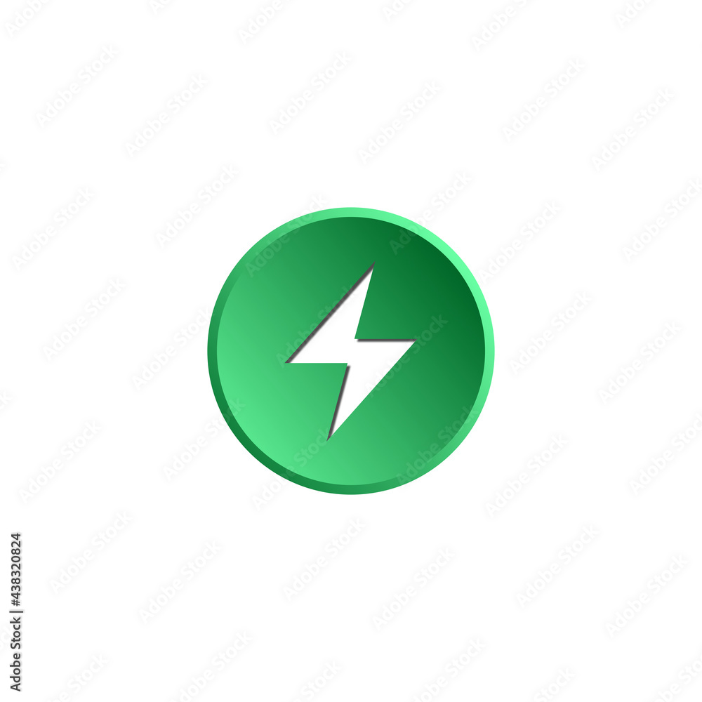 Lightning, electric power vector design element. Vector Illustration for mobile concept and web design. Lightning, electric power vector design element. Vector Illustration for mobile concept and web design.