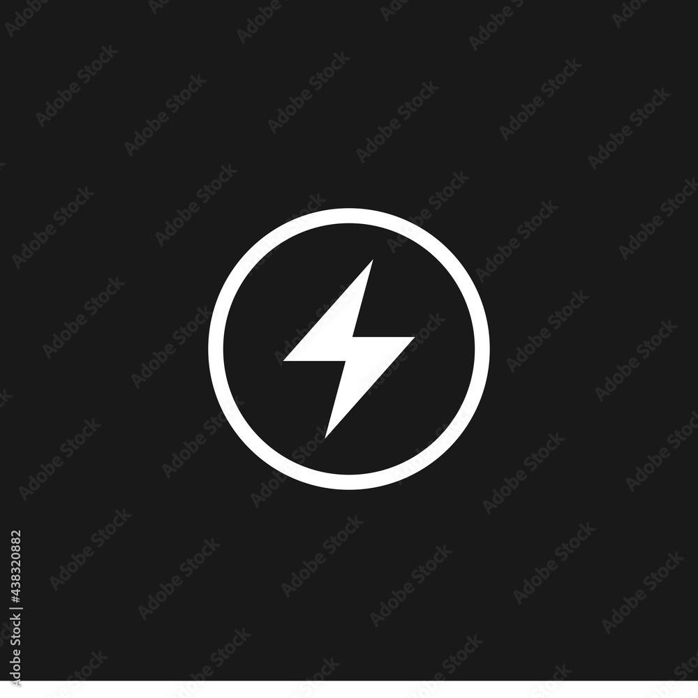 Lightning, electric power vector design element. Vector Illustration for mobile concept and web design. Lightning, electric power vector design element. Vector Illustration for mobile concept and web design.