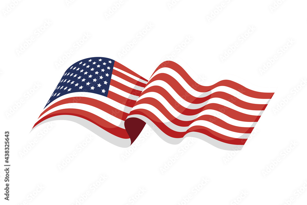 usa flag waving usa flag waving