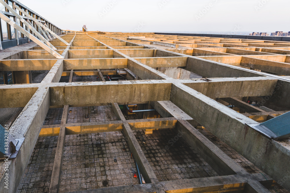 construction site in the city