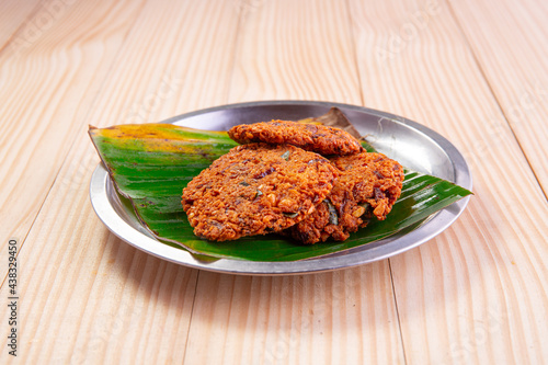 Parippu vada or Lentil Fritters photo