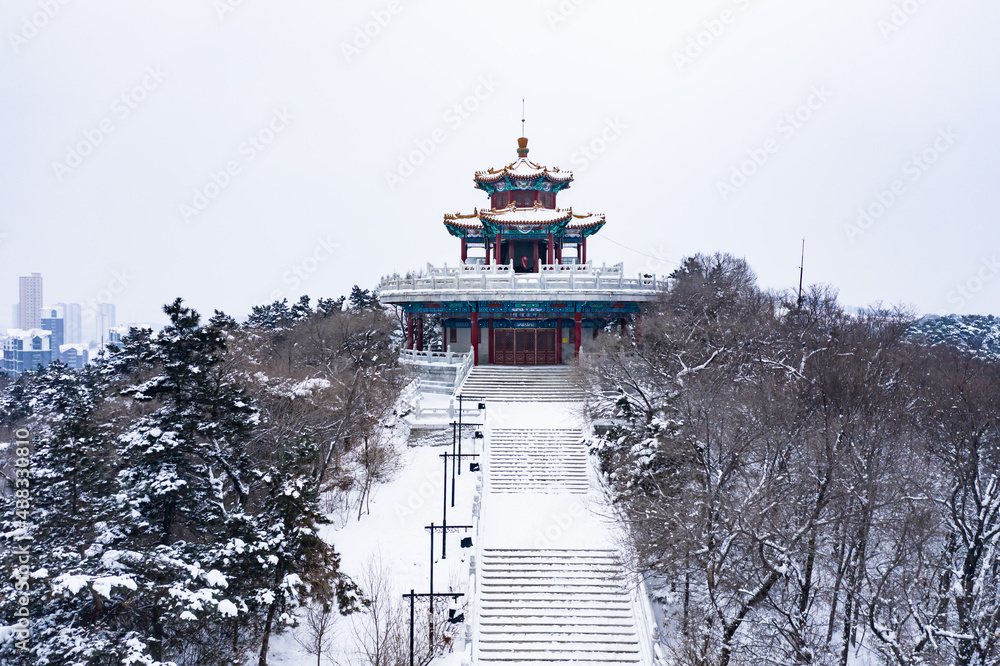 custom made wallpaper toronto digitalSnow scene of Beishan Park, Jilin, China