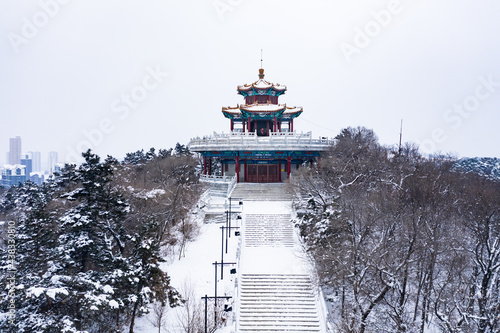 Wallpaper Mural Snow scene of Beishan Park, Jilin, China Torontodigital.ca