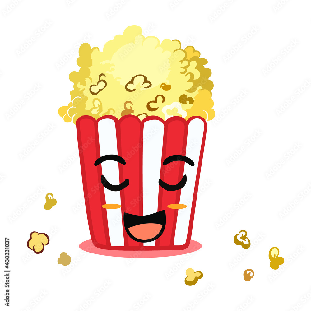 popcorn. popcorn's expression is happy to smile until his eyes narrow. popcorn. popcorn's expression is happy to smile until his eyes narrow.