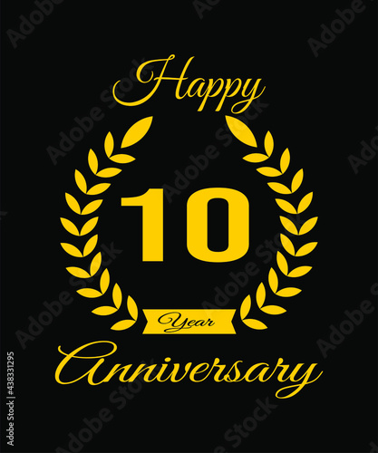 Happy Anniversary 10 years 