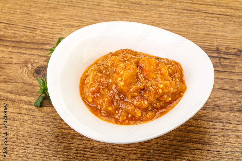 Caucasian cuisine - Mangal salad with vegetables