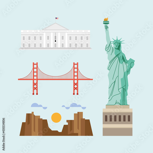 four usa monuments