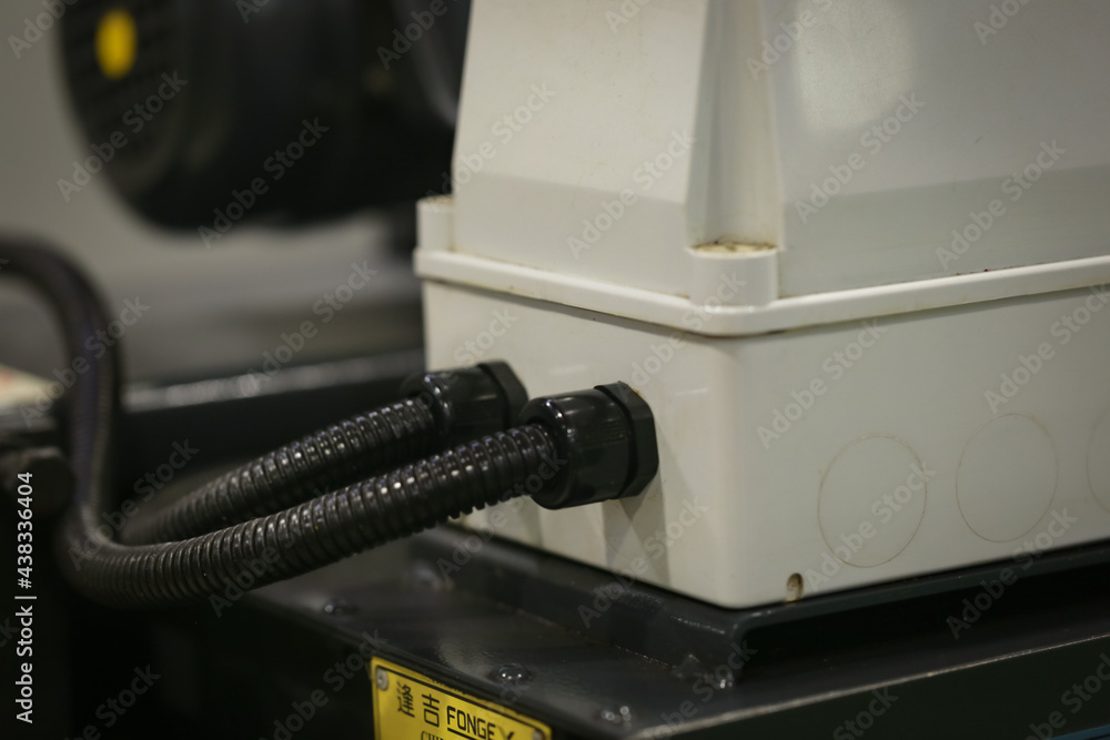Machine part with tool equipment and metal material for industrial manufacturing, Walking way in Factory, Safety part for an automobile working shop. Machine part with tool equipment and metal material for industrial manufacturing, Walking way in Factory, Safety part for an automobile working shop.