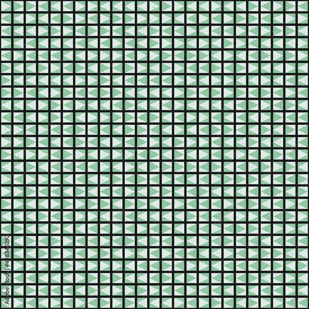 Fototapeta premium Abstract Geometric Pattern generative computational art illustration