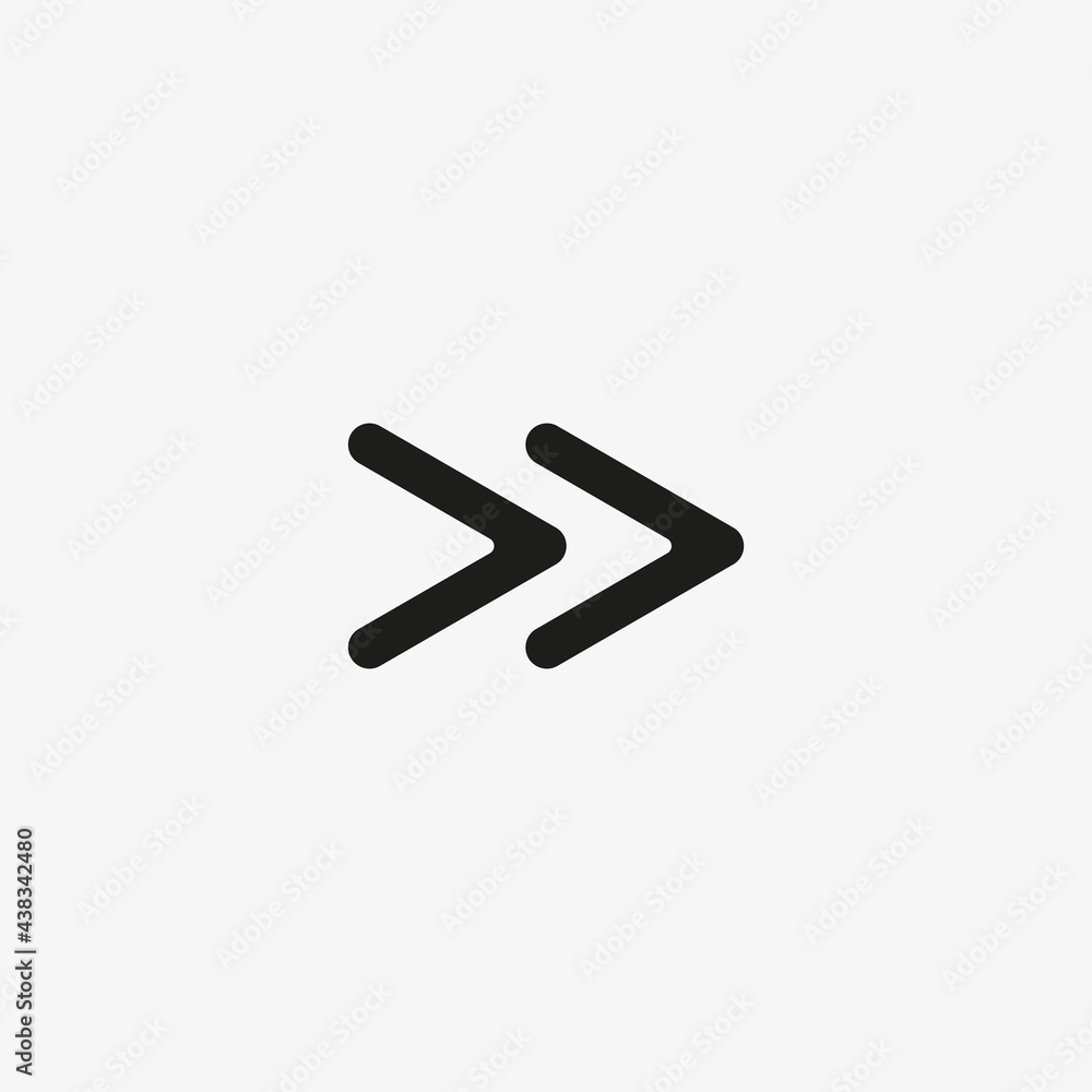 Right arrow icon. Next page, forward multimedia button symbol for website and mobile app UI design. Right arrow icon. Next page, forward multimedia button symbol for website and mobile app UI design.