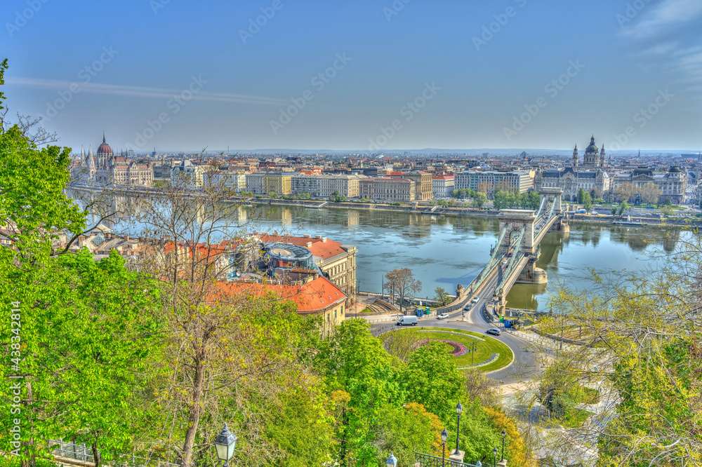 Budapest and the Danube, HDR Image