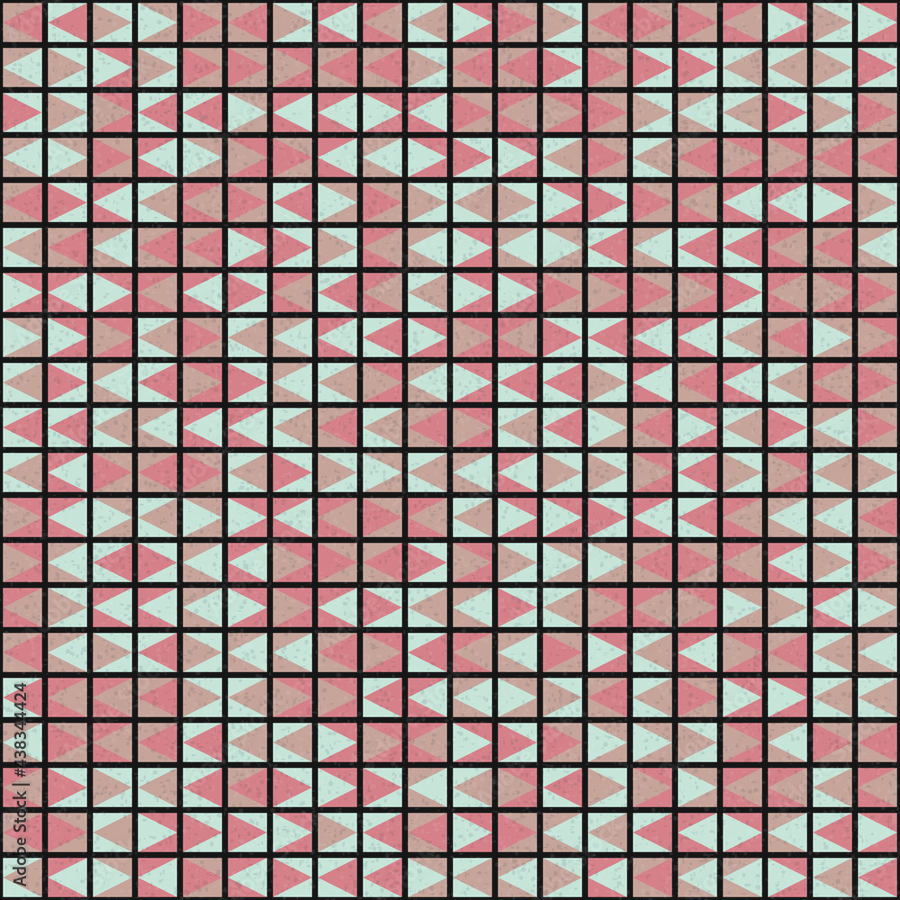 Fototapeta premium Abstract Geometric Pattern generative computational art illustration