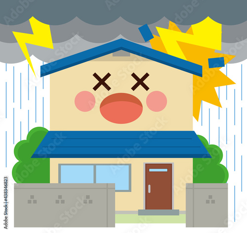住宅　災害　落雷