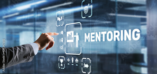 Mentoring Motivation Coaching Career Business Technology concept