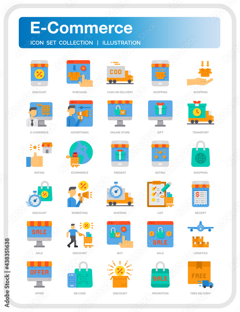 E-Commerce icon set E-Commerce icon set
