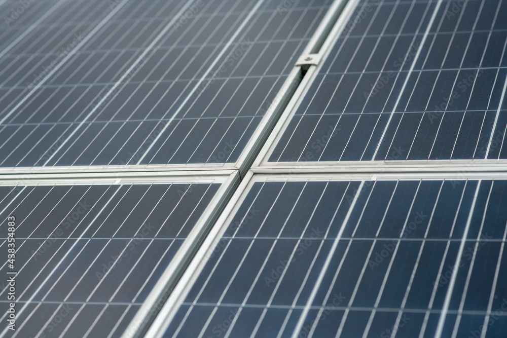 Smooth sections of solar battery bonded together