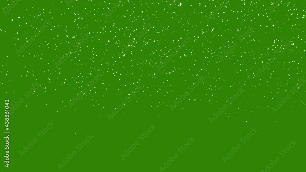 Snow falling on green screen background Snow falling on green screen background