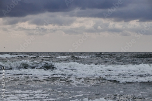 clouds over the sea