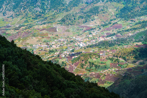 Village from above in Madeira