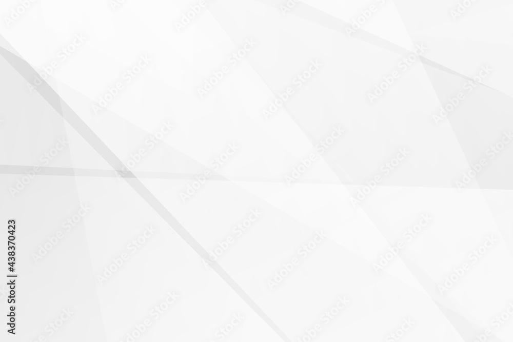 Obraz premium Abstract white and grey on light silver background modern design. Vector illustration EPS 10.