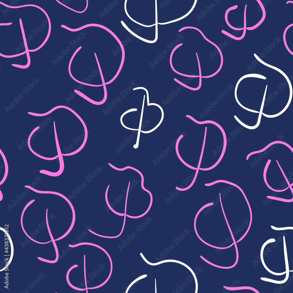 Seamless pattern with hand drawn abstract elements Seamless pattern with hand drawn abstract elements