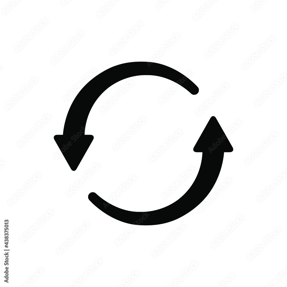 Refresh arrow icon vector graphic illustration Refresh arrow icon vector graphic illustration