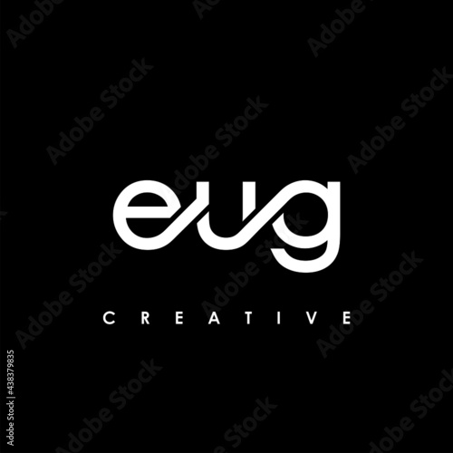 EUG Letter Initial Logo Design Template Vector Illustration