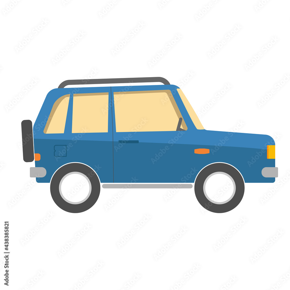 Travel car. Toy kid isolated icon. llustration vector EPS10 Travel car. Toy kid isolated icon. llustration vector EPS10