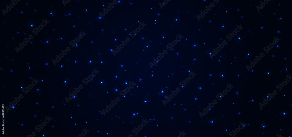 Vector illustration of blue light background