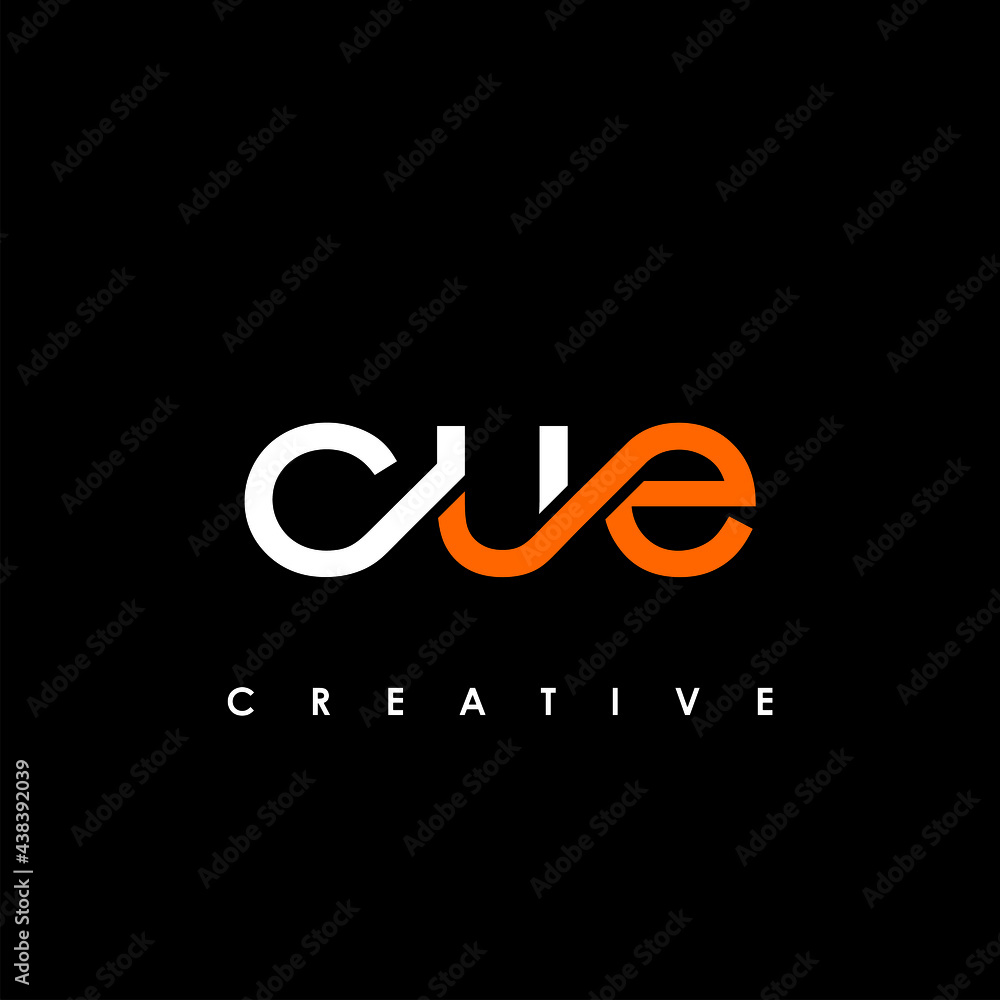 CUE Letter Initial Logo Design Template Vector Illustration CUE Letter Initial Logo Design Template Vector Illustration