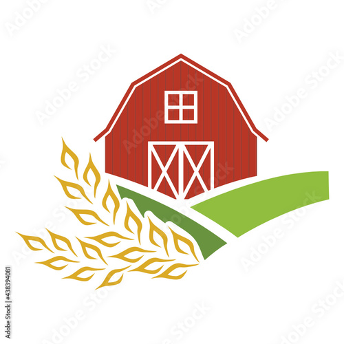 barn  and wheat