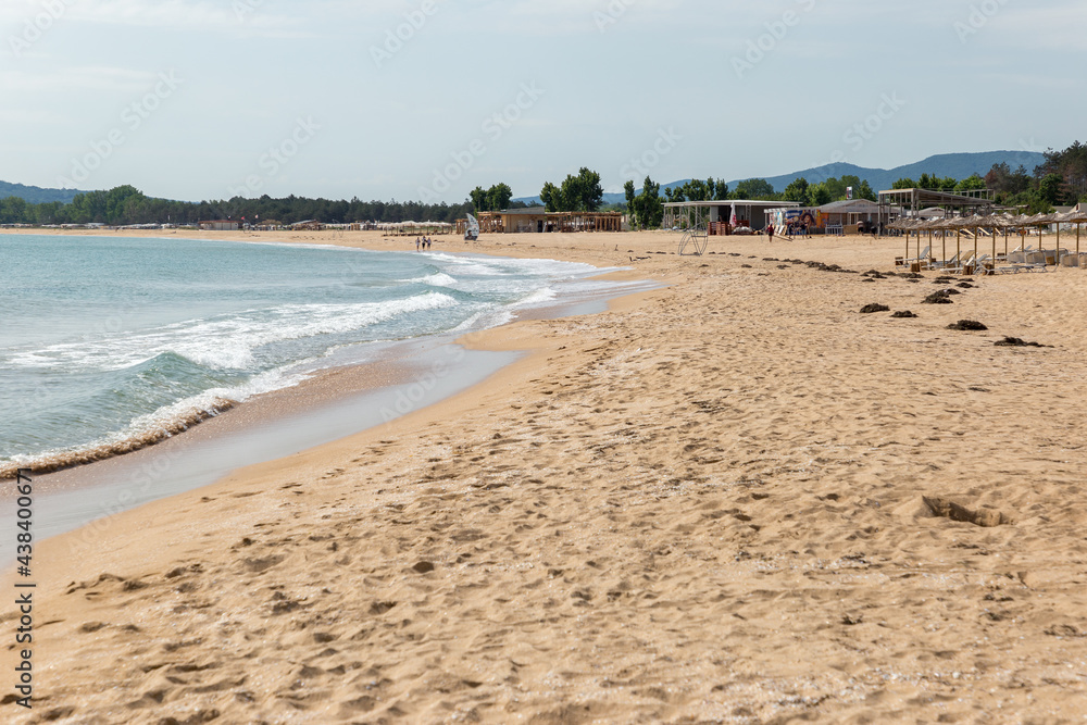 General view of an empty beach near village of Chernomorets, Bulgaria. General view of an empty beach near village of Chernomorets, Bulgaria.