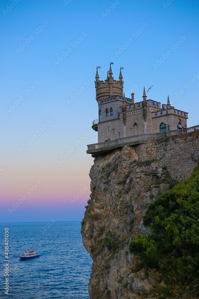castle in the sea