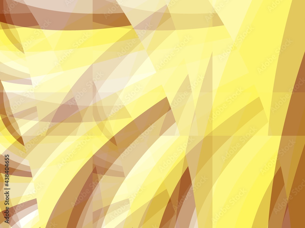 Color yellow and brown abstract waves design