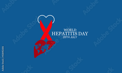 World Hepatitis Day Background Vector Banner Concept. Hepatitis Day Awareness Campaign Template for background, Banner, Poster, Card.