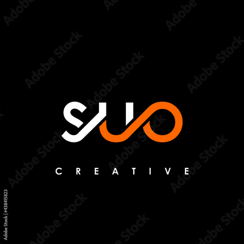 SUO Letter Initial Logo Design Template Vector Illustration photo