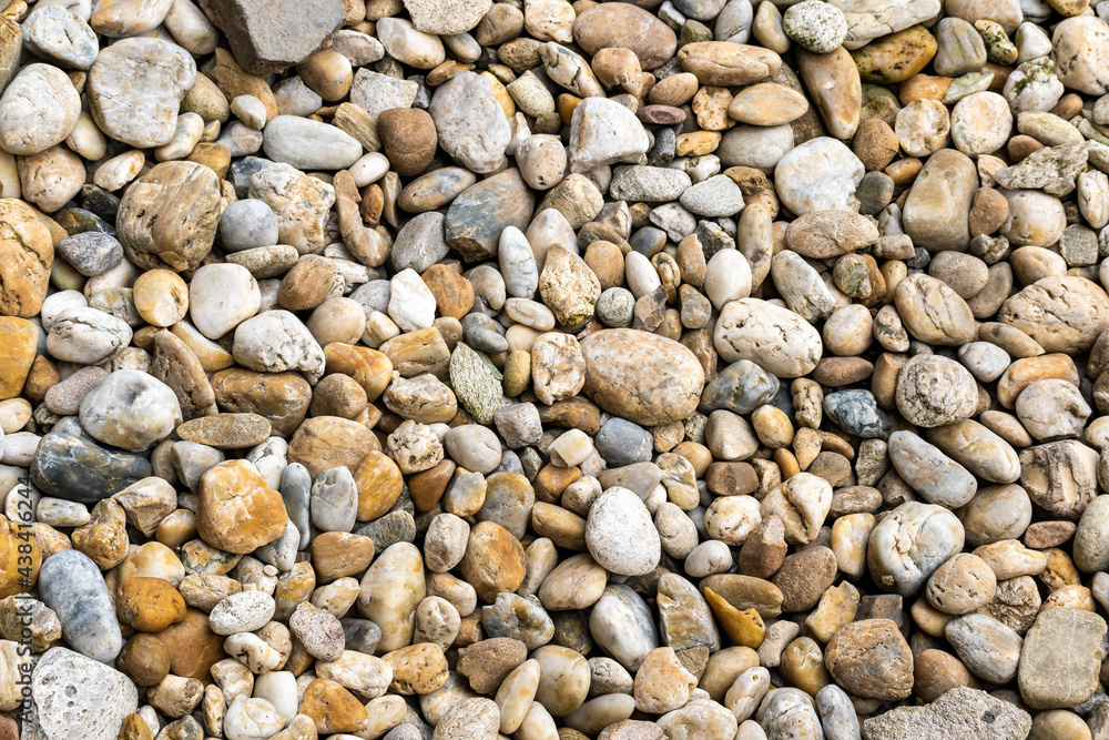 Gravel texture Flat stone of small stones irregularly arranged Gravel texture Flat stone of small stones irregularly arranged