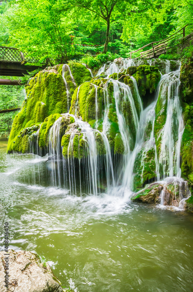 Bigar waterfall on Minis River, Romania. One of the most beautiful waterfalls in the world. Bigar waterfall on Minis River, Romania. One of the most beautiful waterfalls in the world.