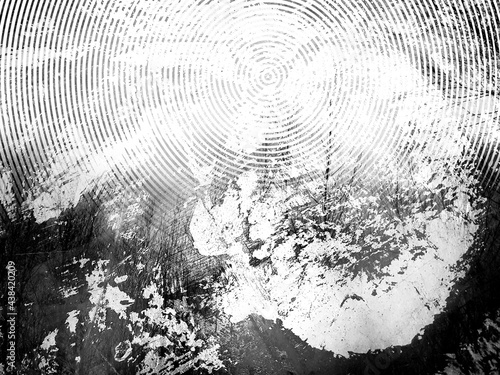 Dirty grunge abstract background, black and white halftone empty blank backdrop 