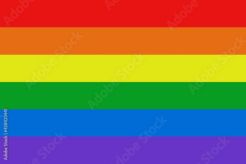 Flaga LGBT, grafika kolorowa. Tęcza z kolorami, która oznacza wolność. Tło abstrakcyjne photo