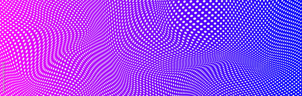 Wide banner with abstract distorted structure Wide banner with abstract distorted structure