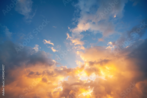 Sunset dramatic sky clouds © ValentinValkov