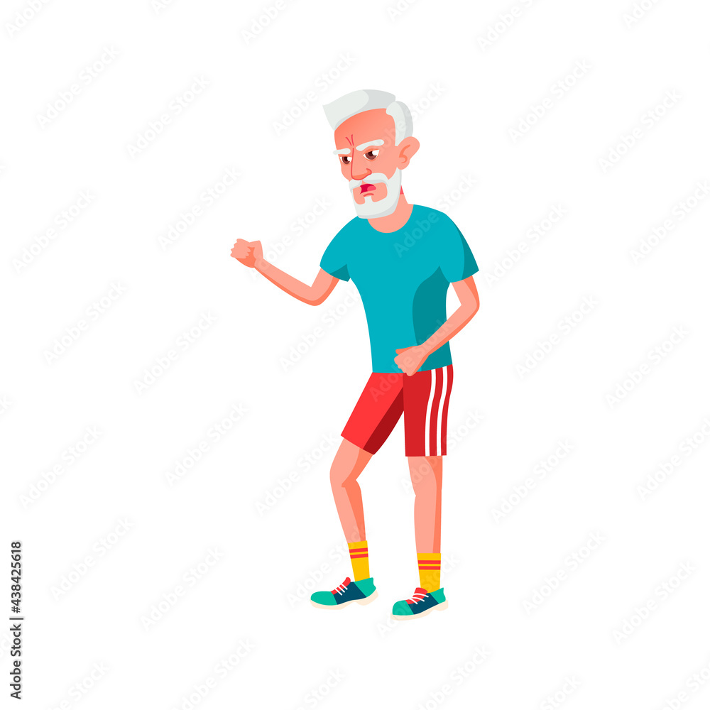angry senior man fighting on street cartoon vector. angry senior man fighting on street character. isolated flat cartoon illustration angry senior man fighting on street cartoon vector. angry senior man fighting on street character. isolated flat cartoon illustration