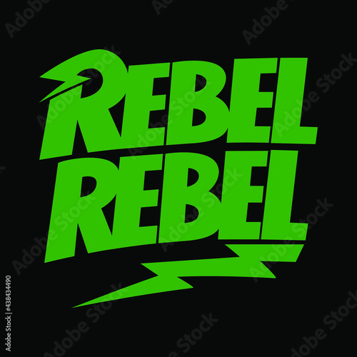 Rebel lettering Thunderstorm T shirt design. Download it now